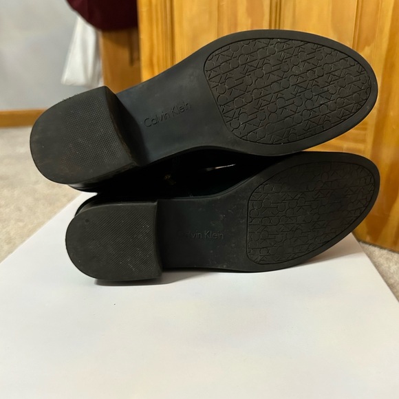 Calvin Klein Cylan Riding Boots size 7.5 with neoprene back - Picture 6 of 7